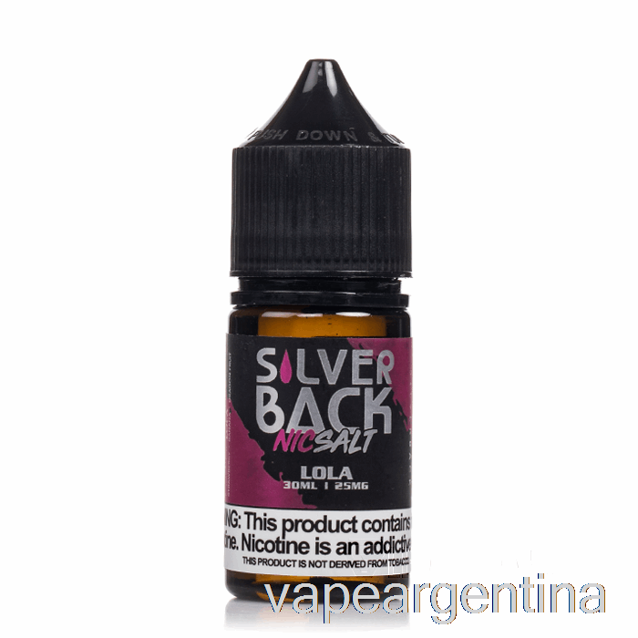 Lola - Jugo De Espalda Plateada Co. Sales - 30ml 45mg Vape Argentina